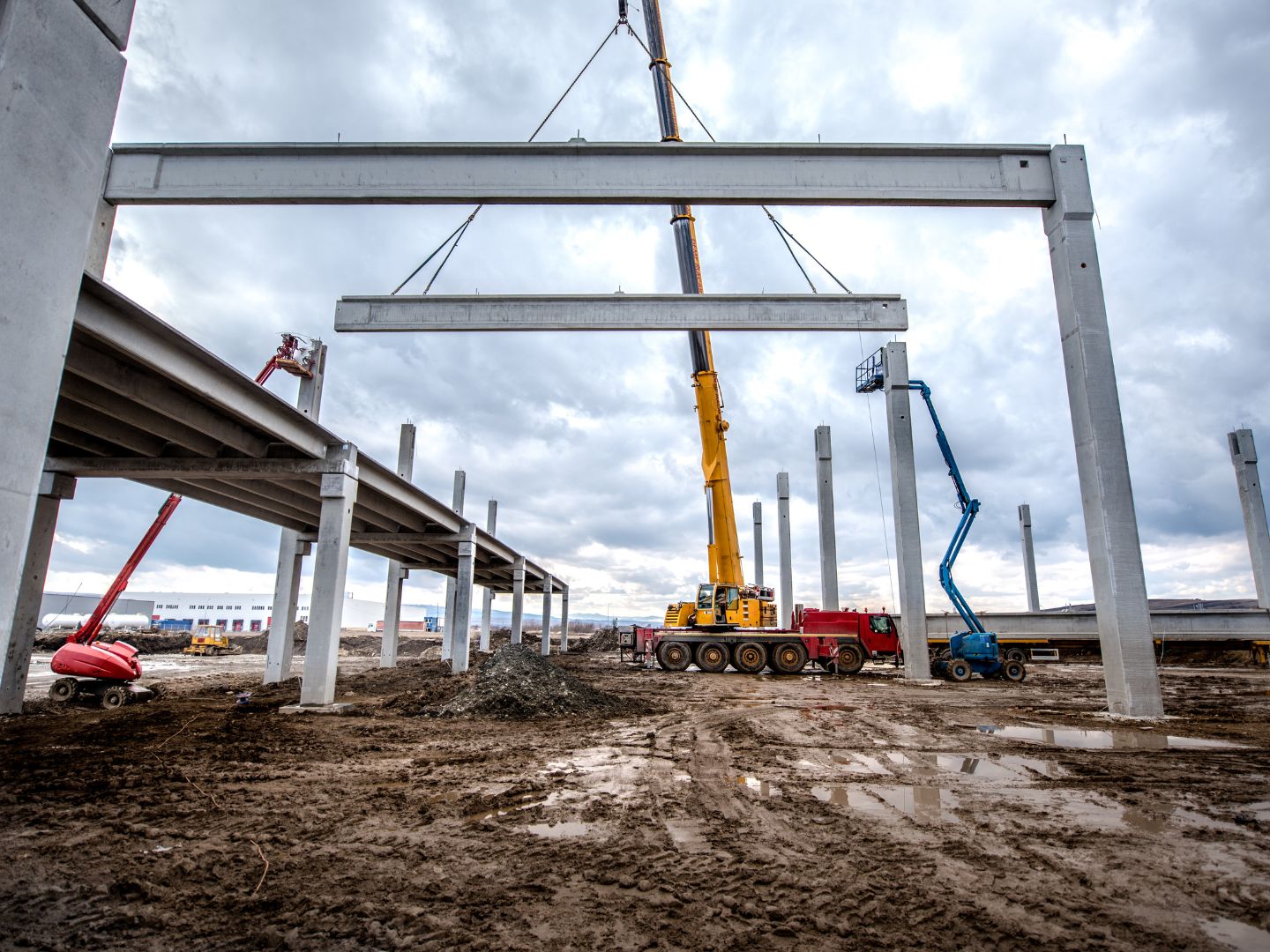 Modular Building Precast Installation